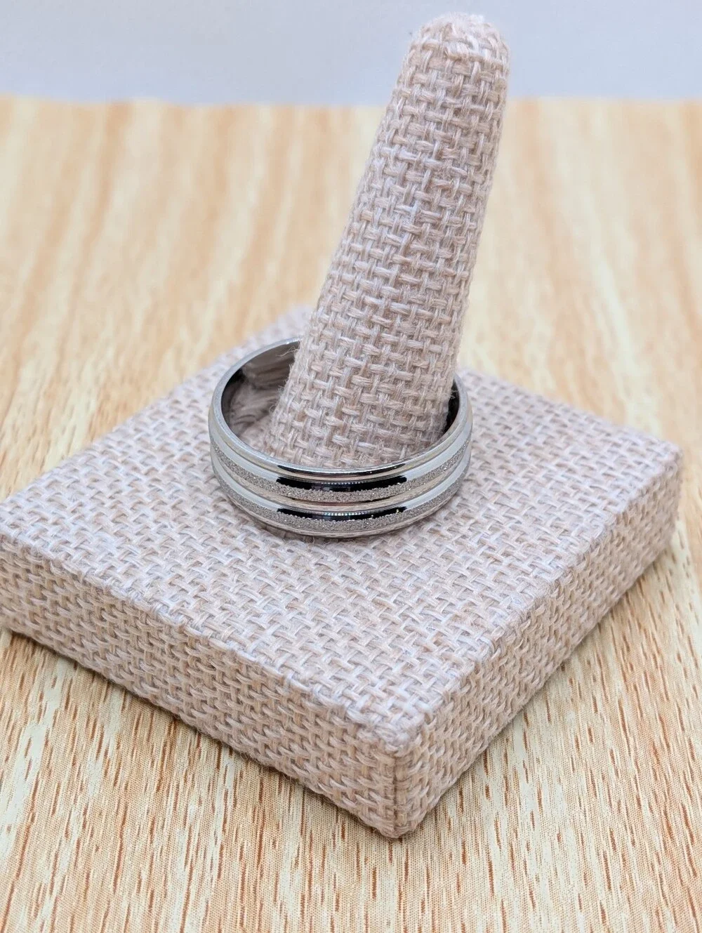Sparkling Silver Band